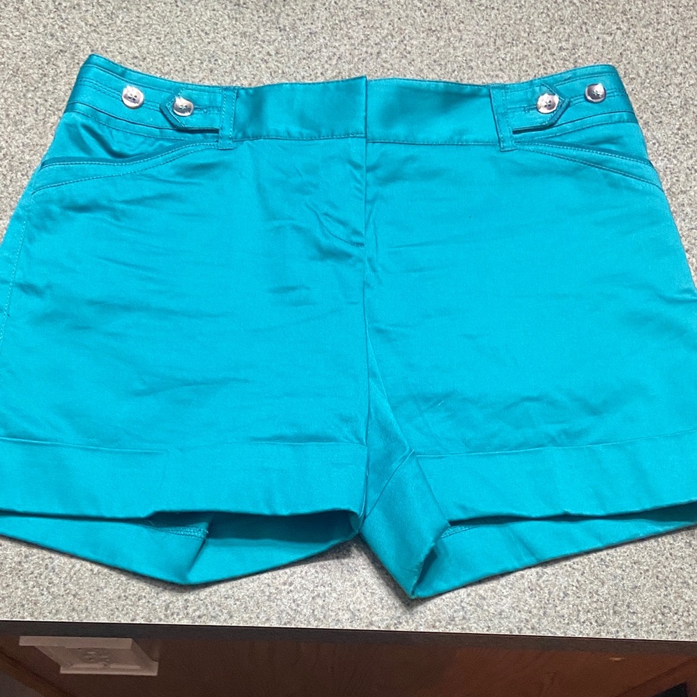 White House Black Market Turquoise Women's Shorts